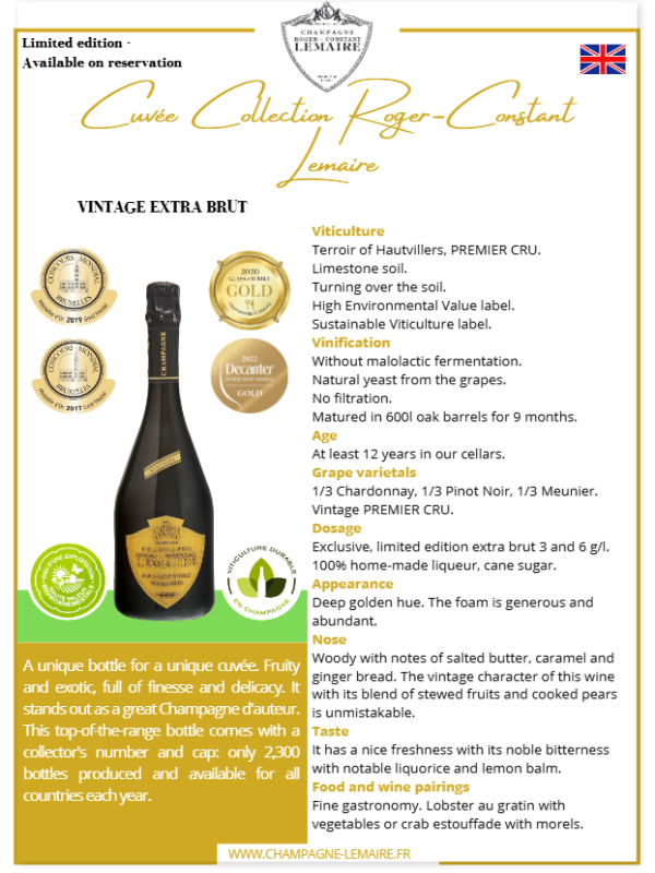 Cuvée Collection Roger-Constant Lemaire