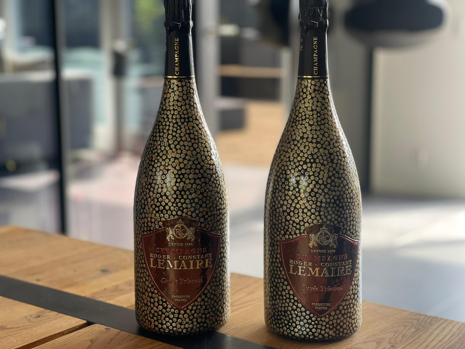 Champagne Lemaire Custom Artwork Bottles