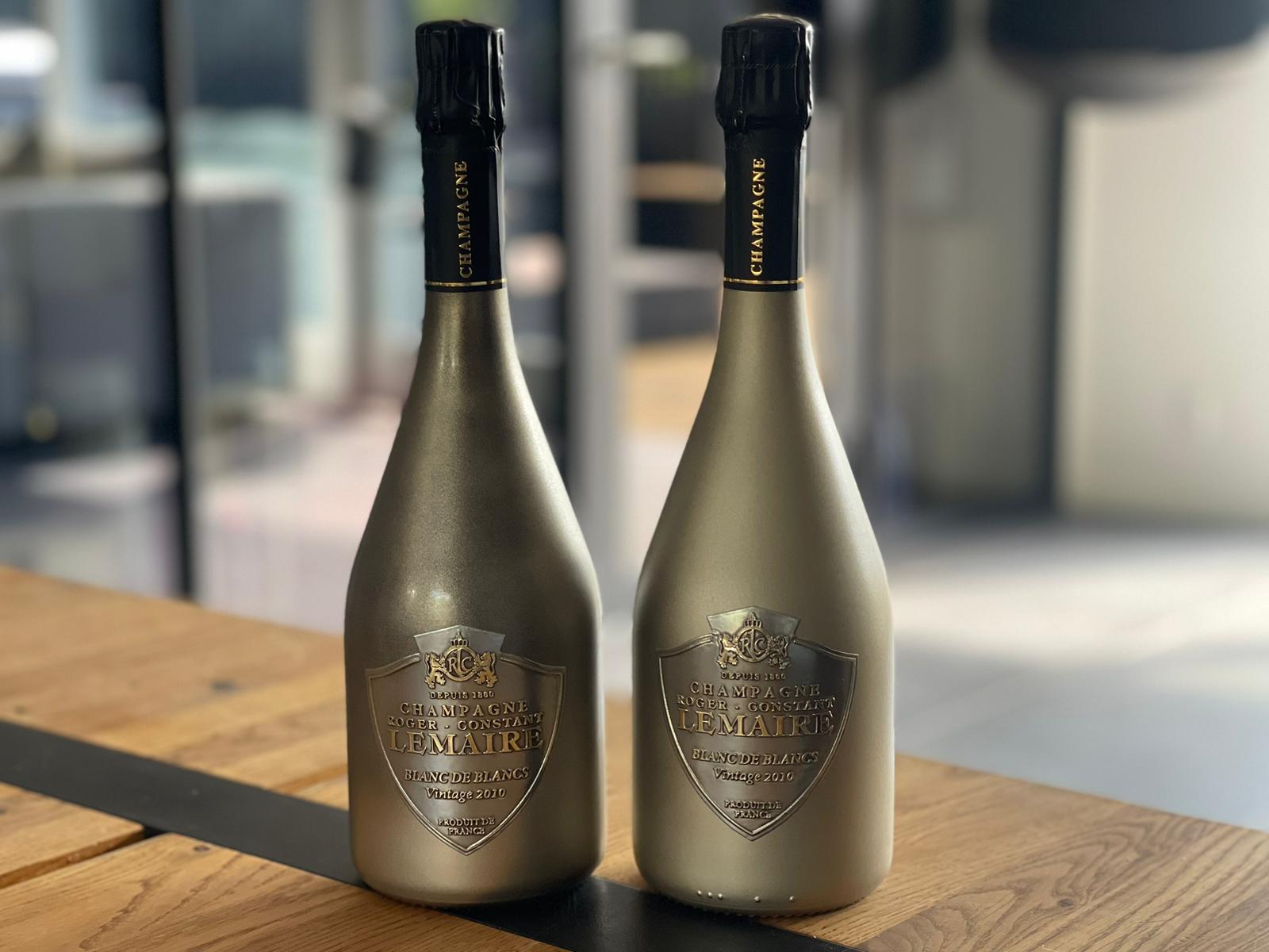 Champagne Lemaire Custom Artwork Bottles